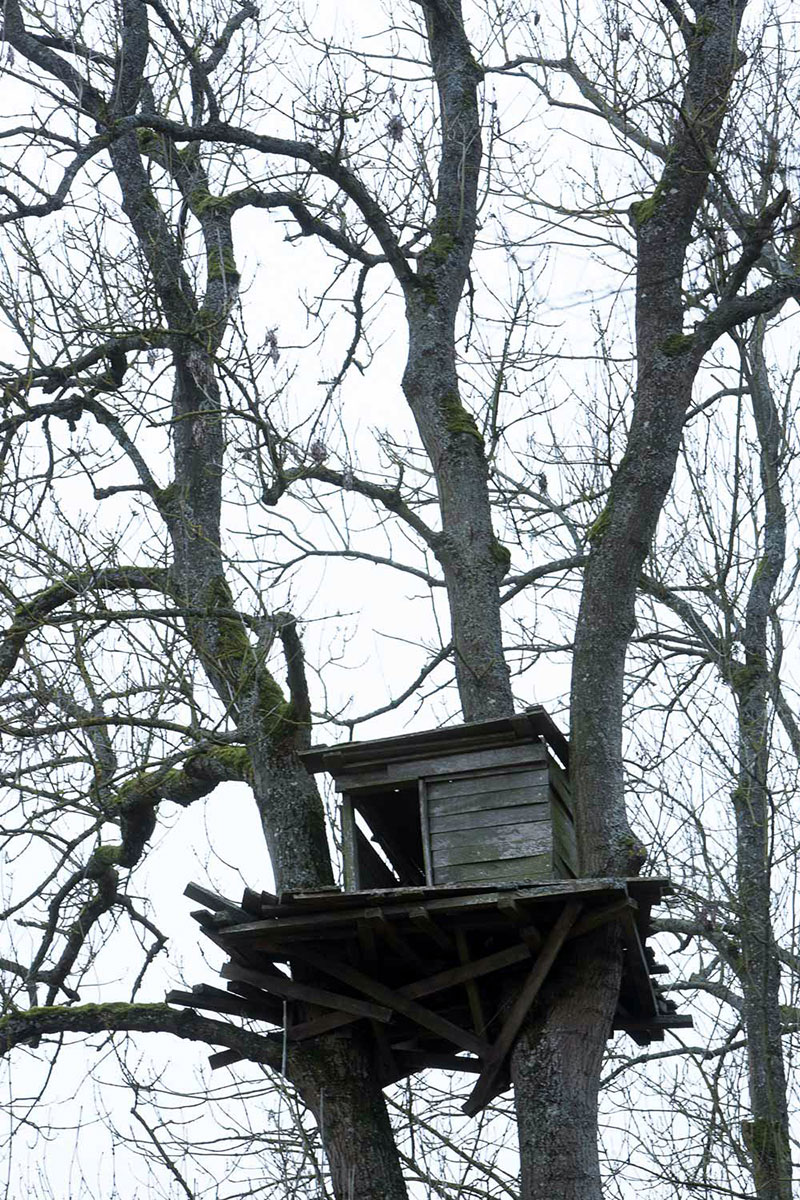 Cabanes : œuvres suspendues